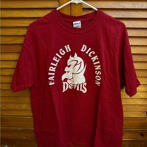 Gildan Red Fairleigh Dickinson Devils Tee